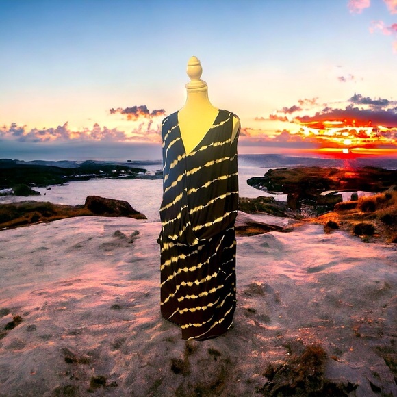 Tie Dye Design History Woman 2X Dress With Pockets - Picture 1 of 7